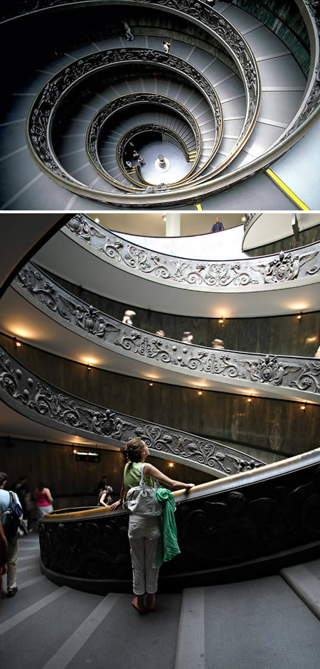 Spiral Staircase - Vatican Museum อิตาลี
