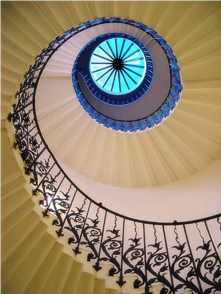 Tulip Staircase - the Queen's House อังกฤษ