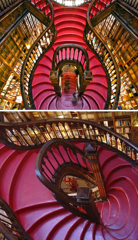 Staircase - Lello Bookshop โปรตุเกส