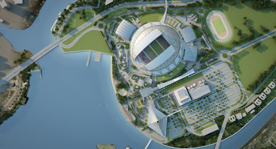 ศูนย์กีฬาแห่งชาติสิงคโปร์ โดมที่ใหญ่ที่สุดในโลก