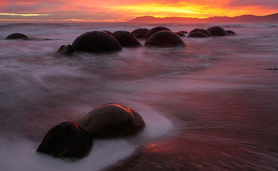 หินไข่ไดโนเสาร์ เมืองโอมารู ประเทศนิวซีแลนด์