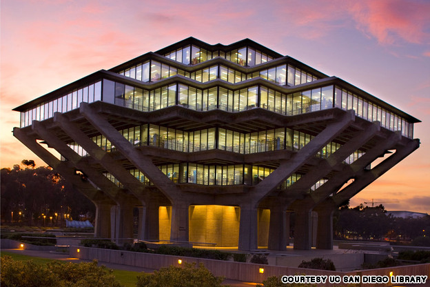 Geisel Library, University of California ประเทศสหรัฐอเมริกา