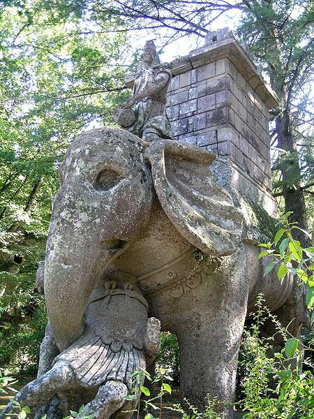 The stone elephant