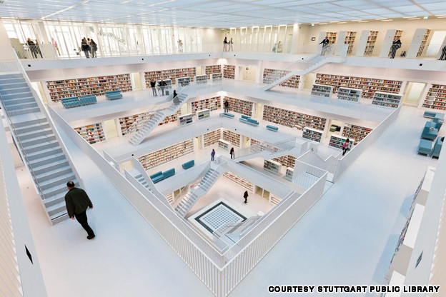 Stuttgart City Library: Stuttgar ประเทศเยอรมนี