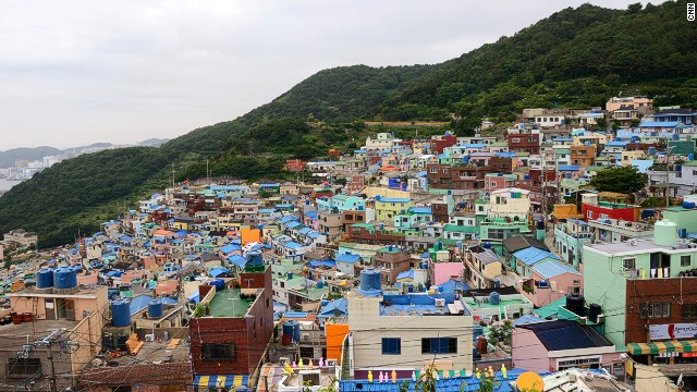 คัมชอน ซานโตรีนีเกาหลี อันซีนในเมืองปูซาน