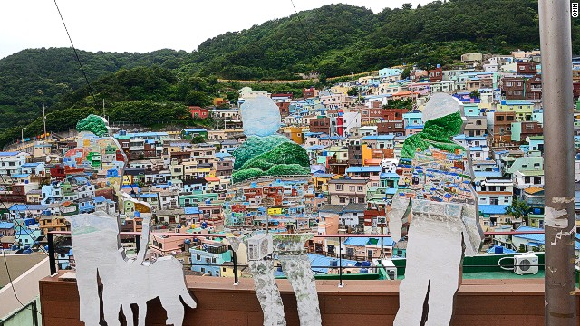 คัมชอน ซานโตรีนีเกาหลี อันซีนในเมืองปูซาน