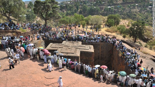โบสถ์ศิลา ลาไลเบลา เอธิโอเปีย