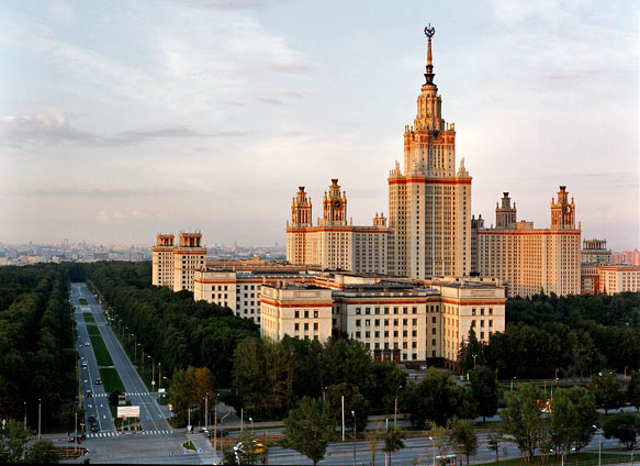 มหาวิทยาลัยมอสโก อาคารเรียนสูงที่สุดในโลก ประเทศรัสเซีย