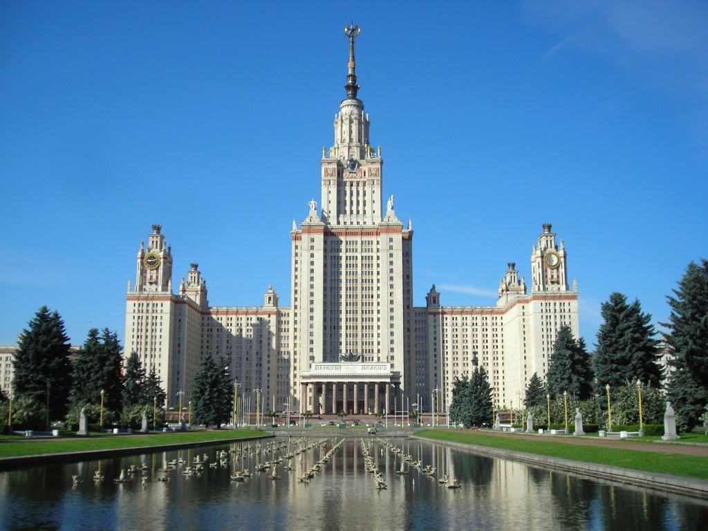 มหาวิทยาลัยมอสโก อาคารเรียนสูงที่สุดในโลก ประเทศรัสเซีย