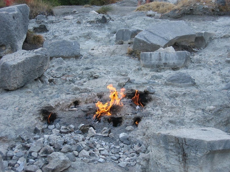 หินไฟ ไคเมร่า ที่ประเทศตุรกี