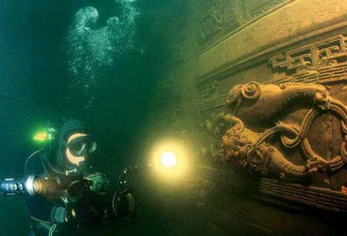 จีนผุด ซิตี้ไลอ้อน เมืองโบราณใต้น้ำ 2 พันปี เป็นแหล่งท่องเที่ยวแห่งใหม่