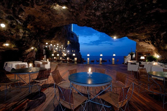 2014032103353407. Hotel Ristorante Grotta Palazzese Polignano a Mare, Italy