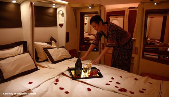 luxurious business class flight airlines airways สายการบิน ชั้นธุรกิจ หรูหรา สิงคโปร์ Singapore