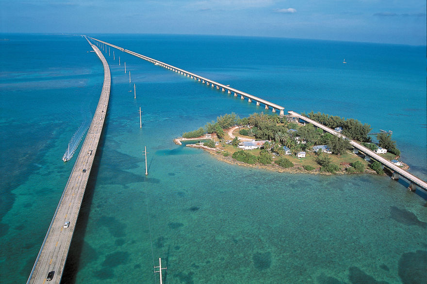 Overseas Highway Us1 - Florida Keys , USA. 