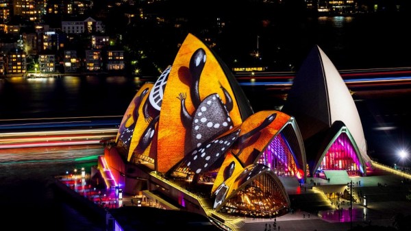 Festival turns Sydney into a hyperactive wonderland of light