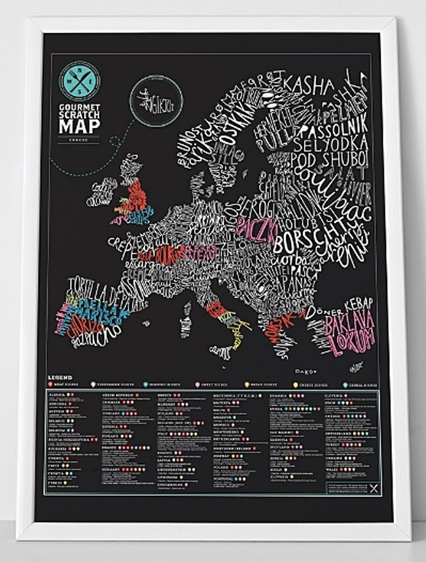 มันเจ๋งมาก! World Scratch Map บันทึกการเดินทางของคุณด้วยสิ่งนี้16