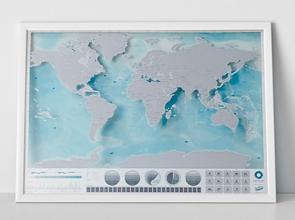 มันเจ๋งมาก! World Scratch Map บันทึกการเดินทางของคุณด้วยสิ่งนี้6