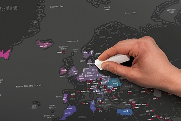 มันเจ๋งมาก! World Scratch Map บันทึกการเดินทางของคุณด้วยสิ่งนี้8
