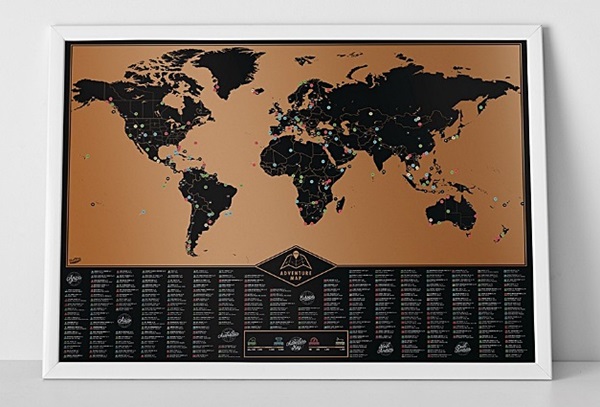 มันเจ๋งมาก! World Scratch Map บันทึกการเดินทางของคุณด้วยสิ่งนี้9