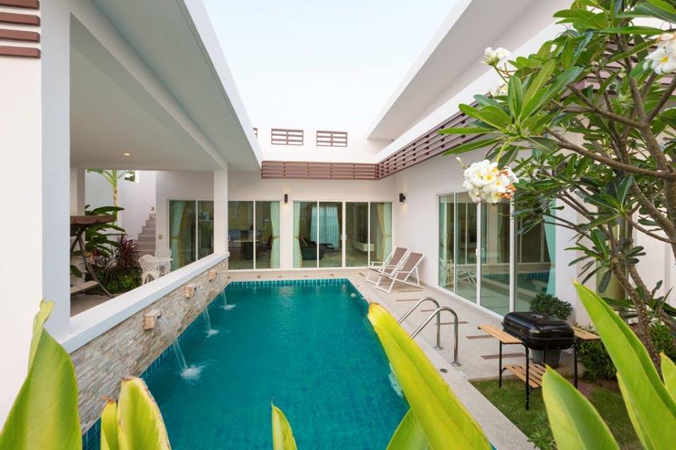 10 บ้านพักพูลวิลล่าที่หัวหิน The Elegance (2B) House Hua Hin Pool Villa - เดอะเอลลิแก๊นซ์ 