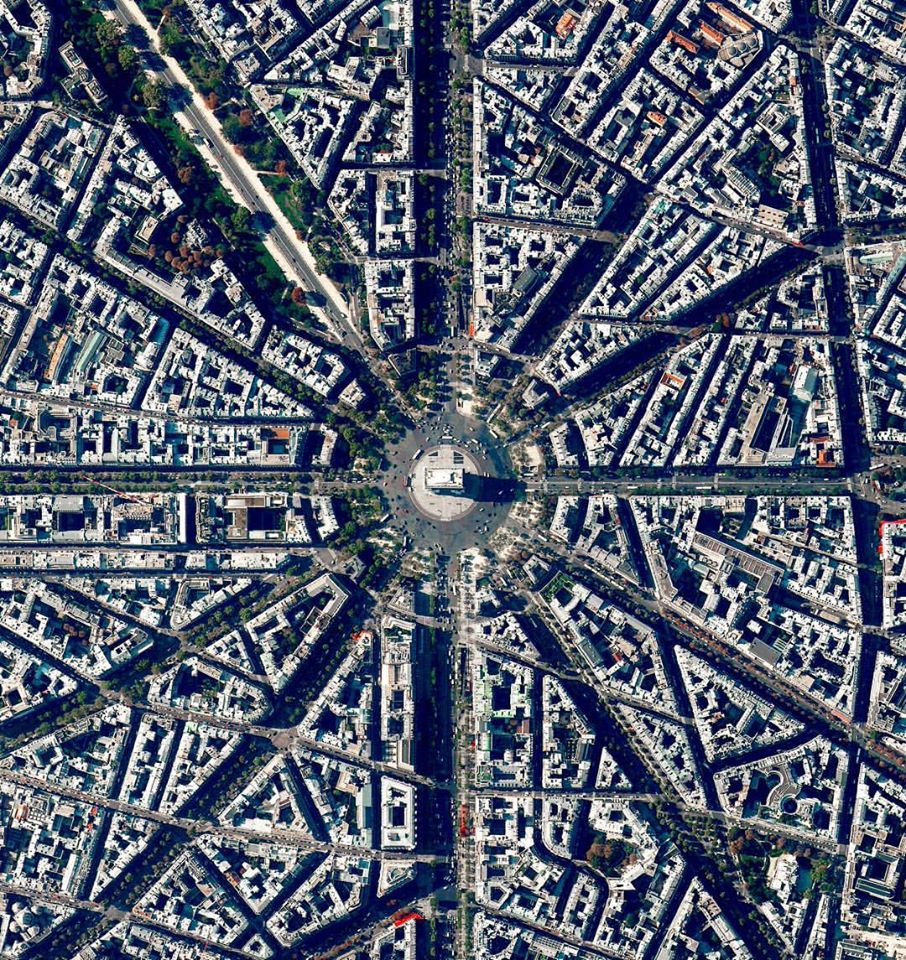ผังเมือง กรุงปารีส (Paris) , ราชอาณาจักรฝรั่งเศส (France)