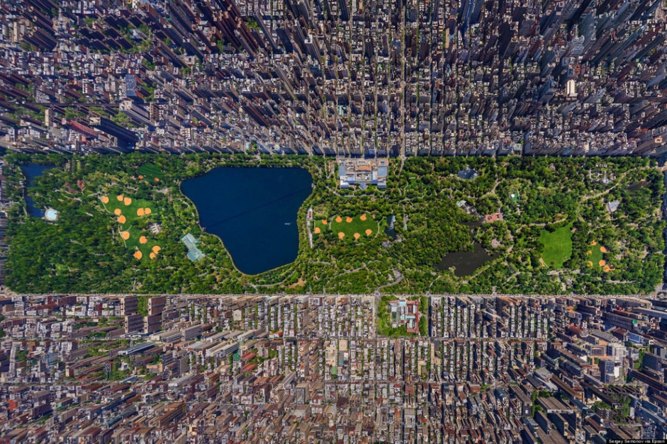 ผังเมือง เซ็นทรัลพาร์ก (Central Park), นิวยอร์ก (New York City), USA