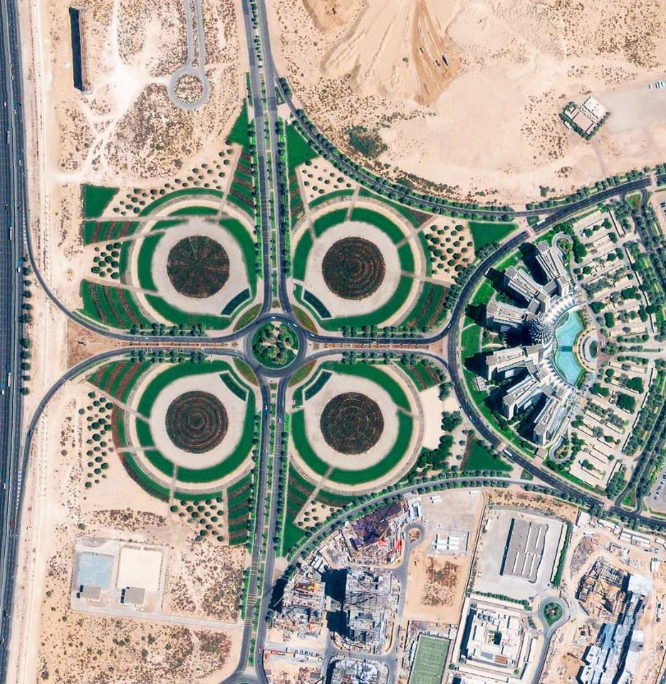 ผังเมือง ดูไบ (Dubai) , สหรัฐอาหรับเอมิเรตส์ (The United Arab Emirates)