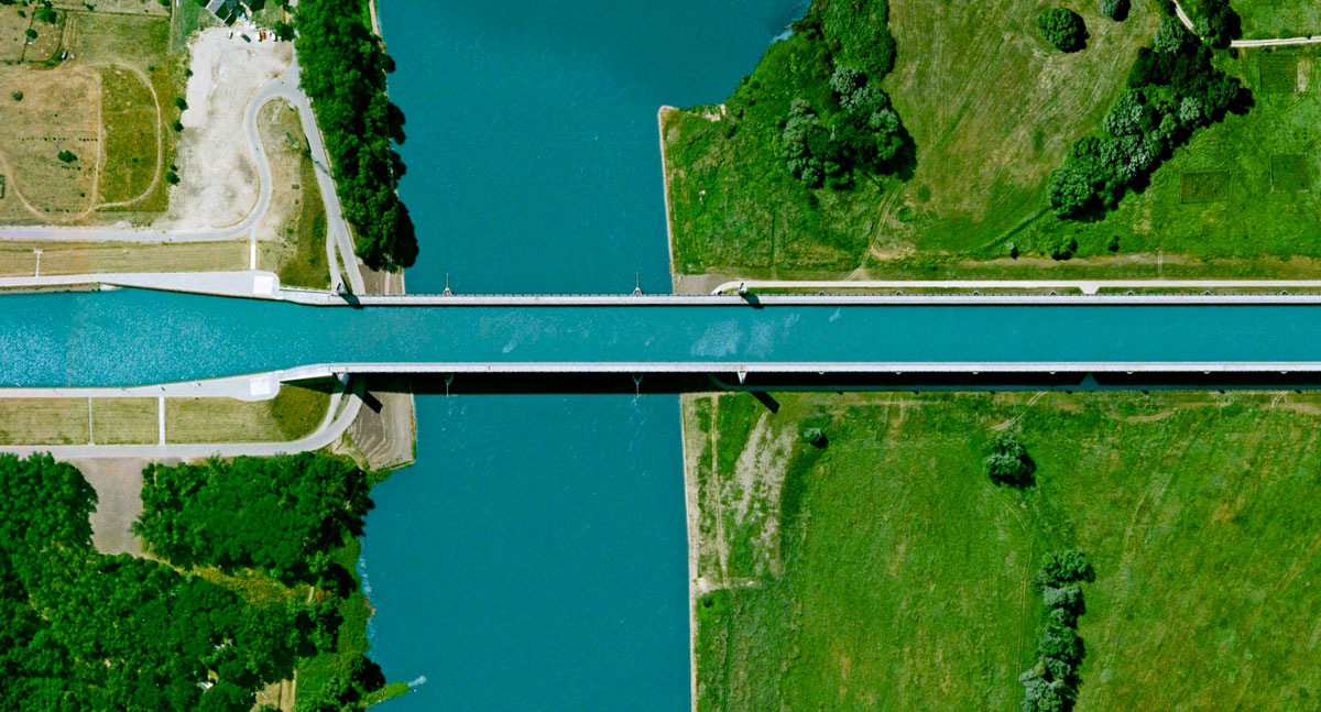 Magdeburg Water Bridge : ประเทศเยอรมนี