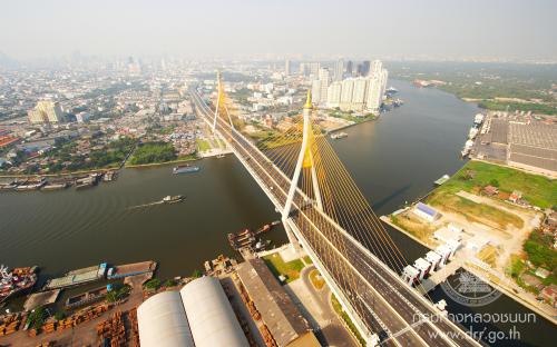 สะพานภูมิพล ข้ามแม่น้ำเจ้าพระยา สะพานที่สวยที่สุดแห่งหนึ่งของไทย