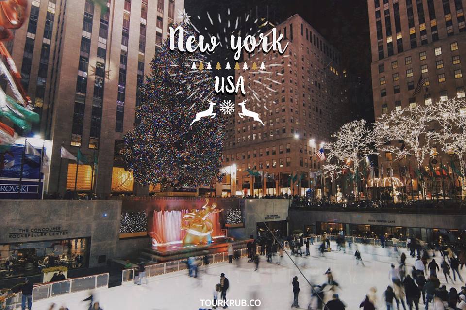นิวยอร์ก (New york) ประเทศสหรัฐอเมริกา เมืองสุดโรแมนติก คริสต์มาสนี้ต้องไปโดน