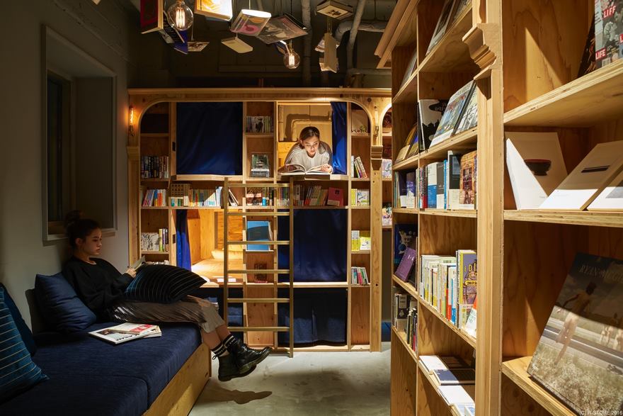 "Book And Bed Kyoto" โรงแรมหนังสือ ที่จะทำให้ฟินก่อนนอนด้วยหนังสือกว่า 5,000 เล่ม!