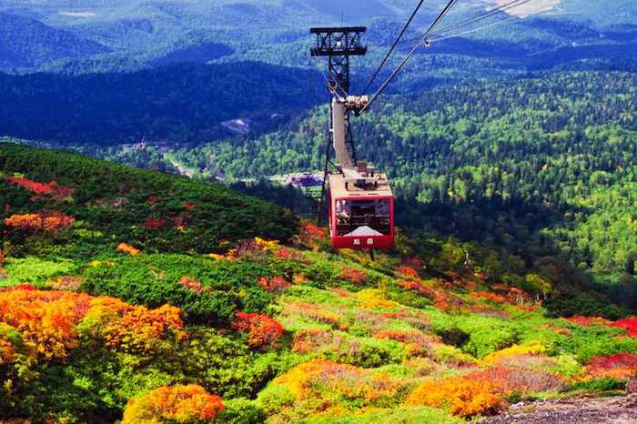 อุทยานแห่งชาติไดเซสึซัง , ฮอกไกโด สถานที่ ชมใบไม้เปลี่ยนสีที่ญี่ปุ่น