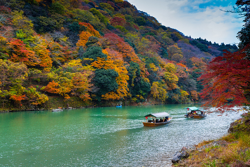 อาราชิยาม่า, เกียวโต สถานที่ ชมใบไม้เปลี่ยนสีที่ญี่ปุ่น