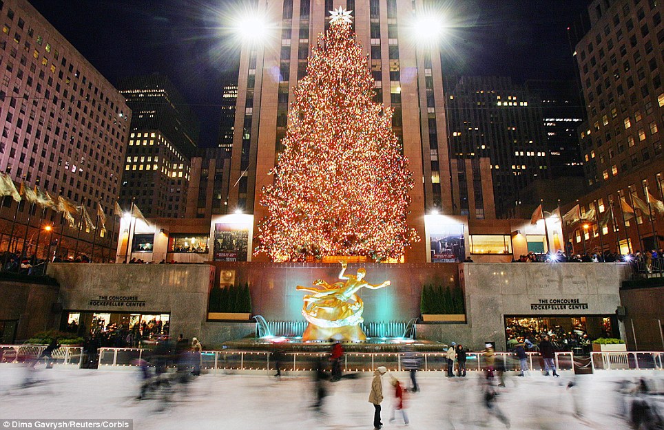 Rockefeller Center นิวยอร์ก สหรัฐอเมริกา