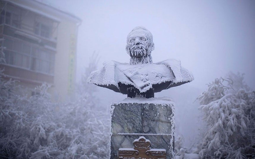 Oymyakon หมู่บ้านที่หนาวที่สุดในโลก ประเทศรัสเซีย