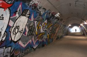 Graffiti Tunnel เที่ยวตามรอยซีรีส์ Goblin