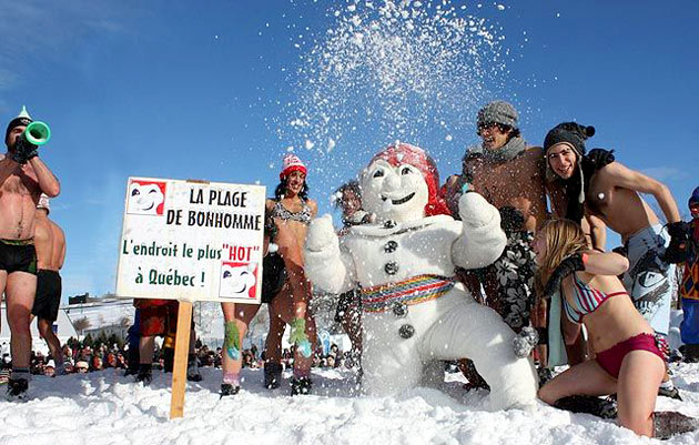 เทศกาลฤดูหนาวแห่งควิเบก (Quebec Winter Carnival) เมืองควิเบก ประเทศแคนาดา