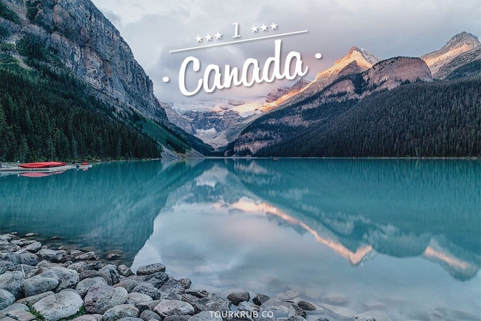 10 ประเทศที่น่าเที่ยวในปี 2017 Canada (แคนาดา)
