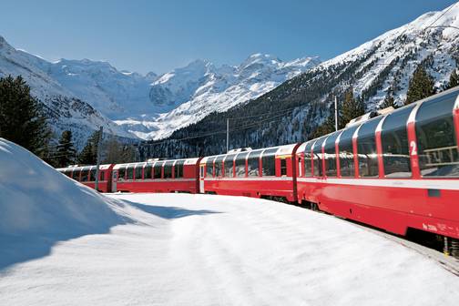Bernina Express เส้นทางรถไฟสายโรแมนติก สวยที่สุดในยุโรป