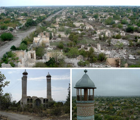 เมืองร้าง Abandoned War-Torn City of Agdam, Azerbaijan