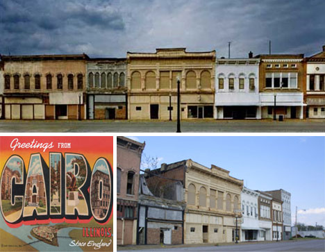 เมืองร้าง Abandoned Ghost Town of Cairo, Illinois