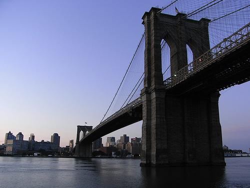 Brooklyn Bridge มหานครนิวยอร์ค ประเทศสหรัฐอเมริกา