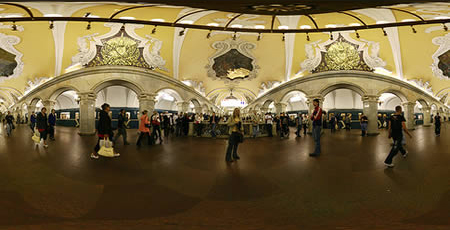 Moscow's Komsomolskaya Station (Russia)