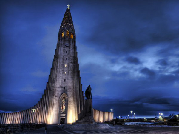 A Church In Reykjavik, Iceland