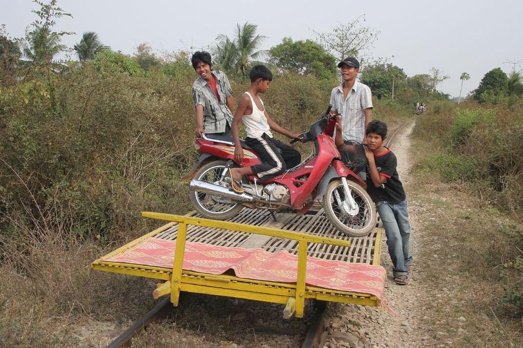 Bamboo train, Cambodia Bamboo train, Cambodia