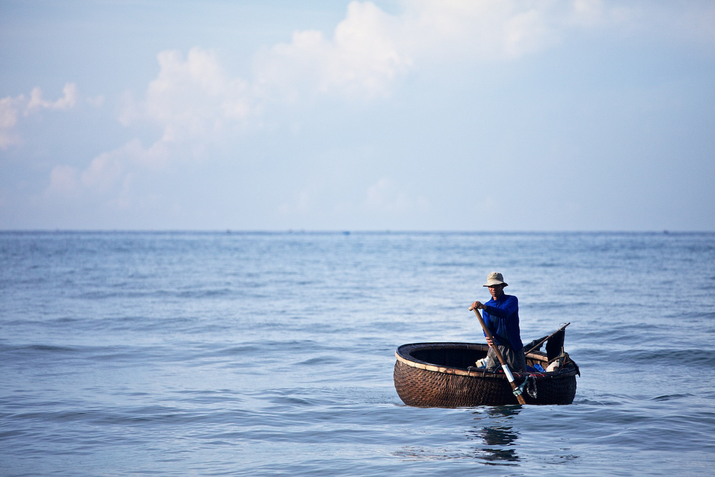Basket Boat in Vietnam Basket Boat in Vietnam