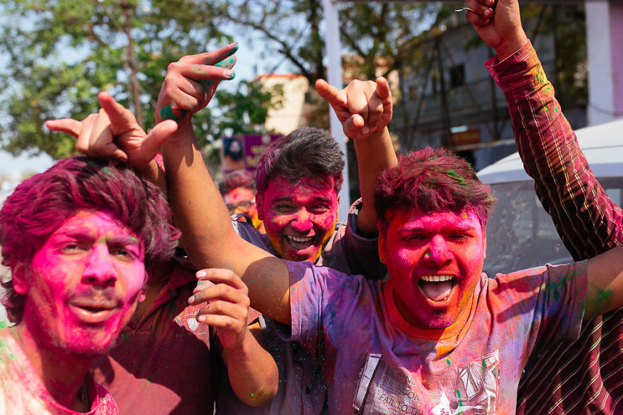 Holi Festival เฉลิมฉลอง เทศกาลท่องเที่ยว เทศกาลสาดสี เทศกาลโฮลี เที่ยวอินเดีย