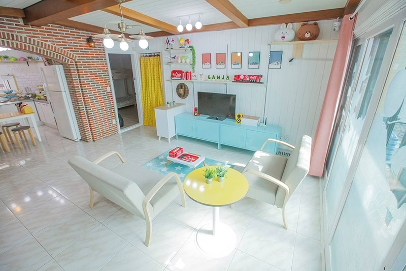 Gamja Guesthouse คัมจาเกสท์เฮ้าส์ ที่เกาหลีใต้ น่ารักมาก