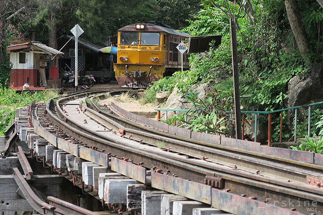 รถไฟ, สะพานถ้ำกระแซ