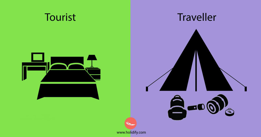 เรื่องจริง! 10 ข้อแตกต่างระหว่าง นักท่องเที่ยว กับ นักเดินทาง
